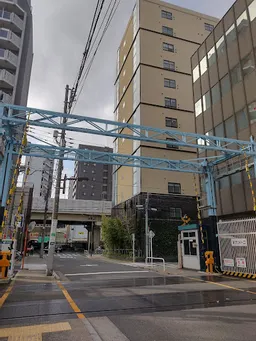 上野検車区踏切