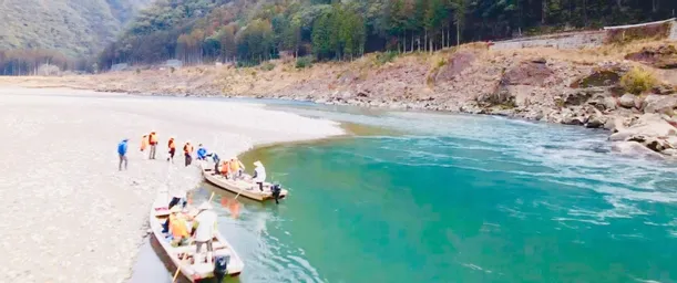 熊野川舟下り　14：30出発