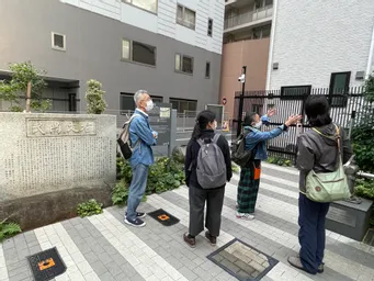 最初のポイントの前に寄り道。
千葉周作道場の跡がこんな所に！
井戸はちゃんと水が出ますけど、少しにおいが（笑）